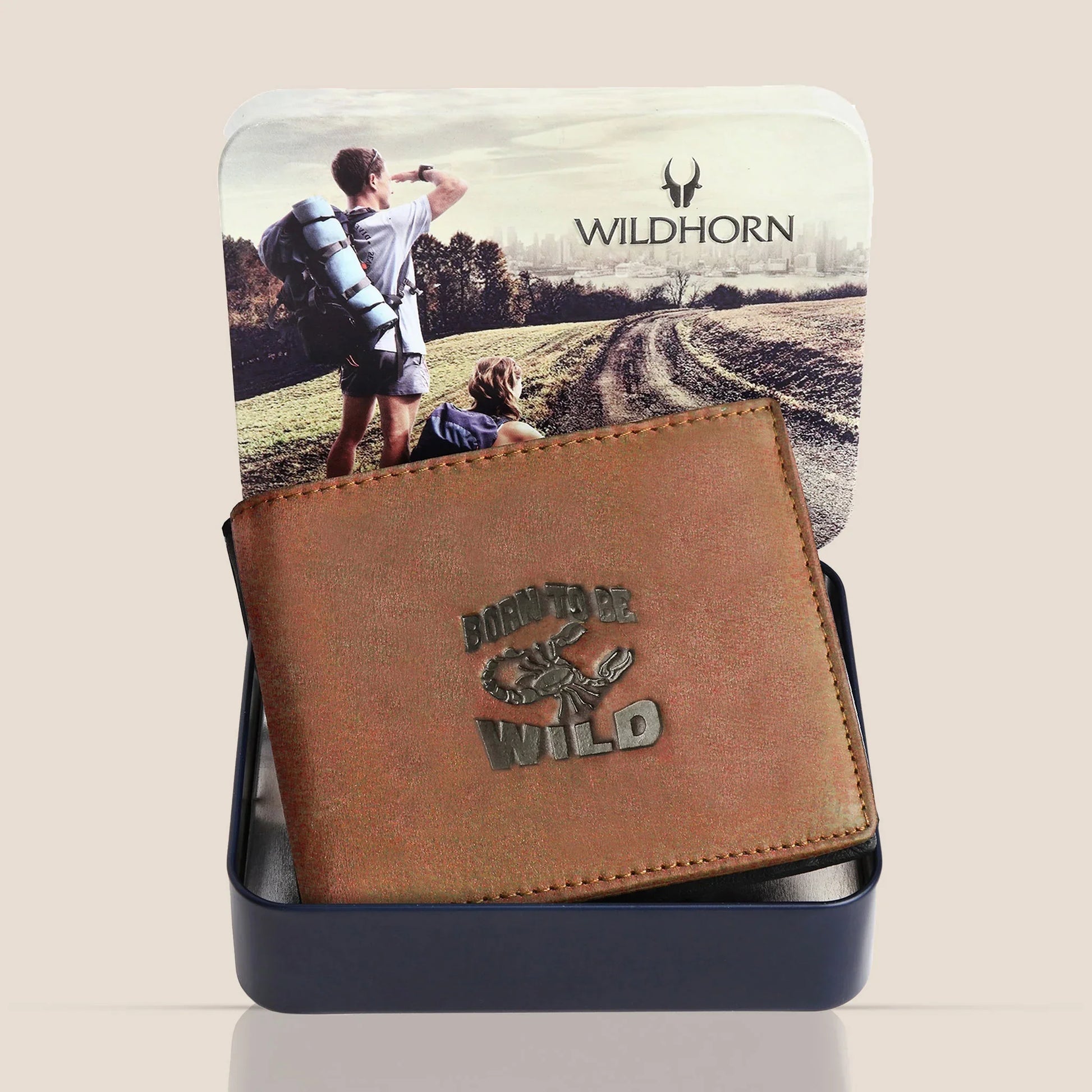 MAVERICK RFID Protected Leather Wallet for Men - WILDHORN