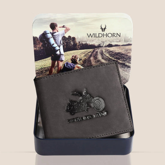 MAVERICK RFID Protected Leather Wallet for Men - WILDHORN