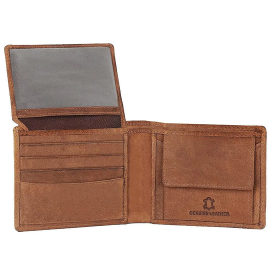 MAVERICK RFID Protected Leather Wallet for Men - WILDHORN
