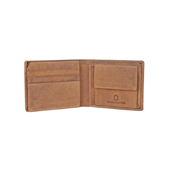MAVERICK RFID Protected Leather Wallet for Men - WILDHORN