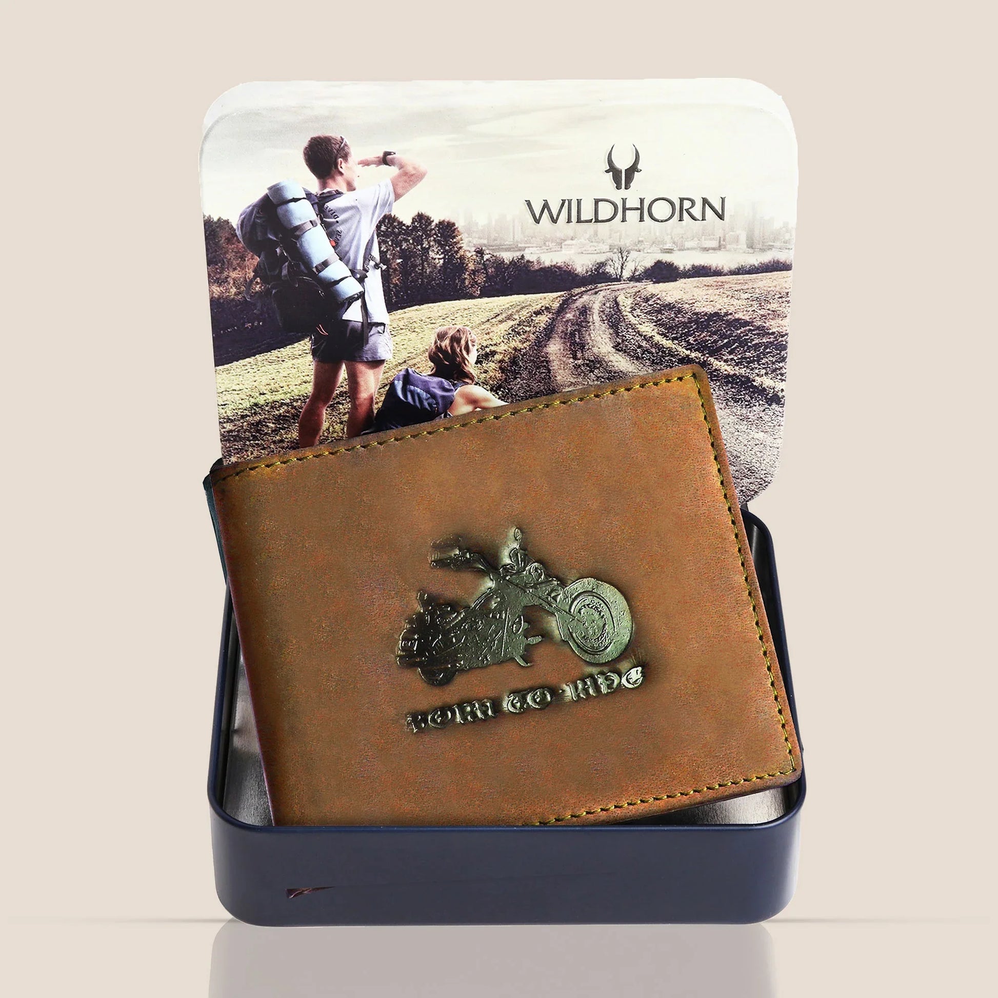 MAVERICK RFID Protected Leather Wallet for Men - WILDHORN