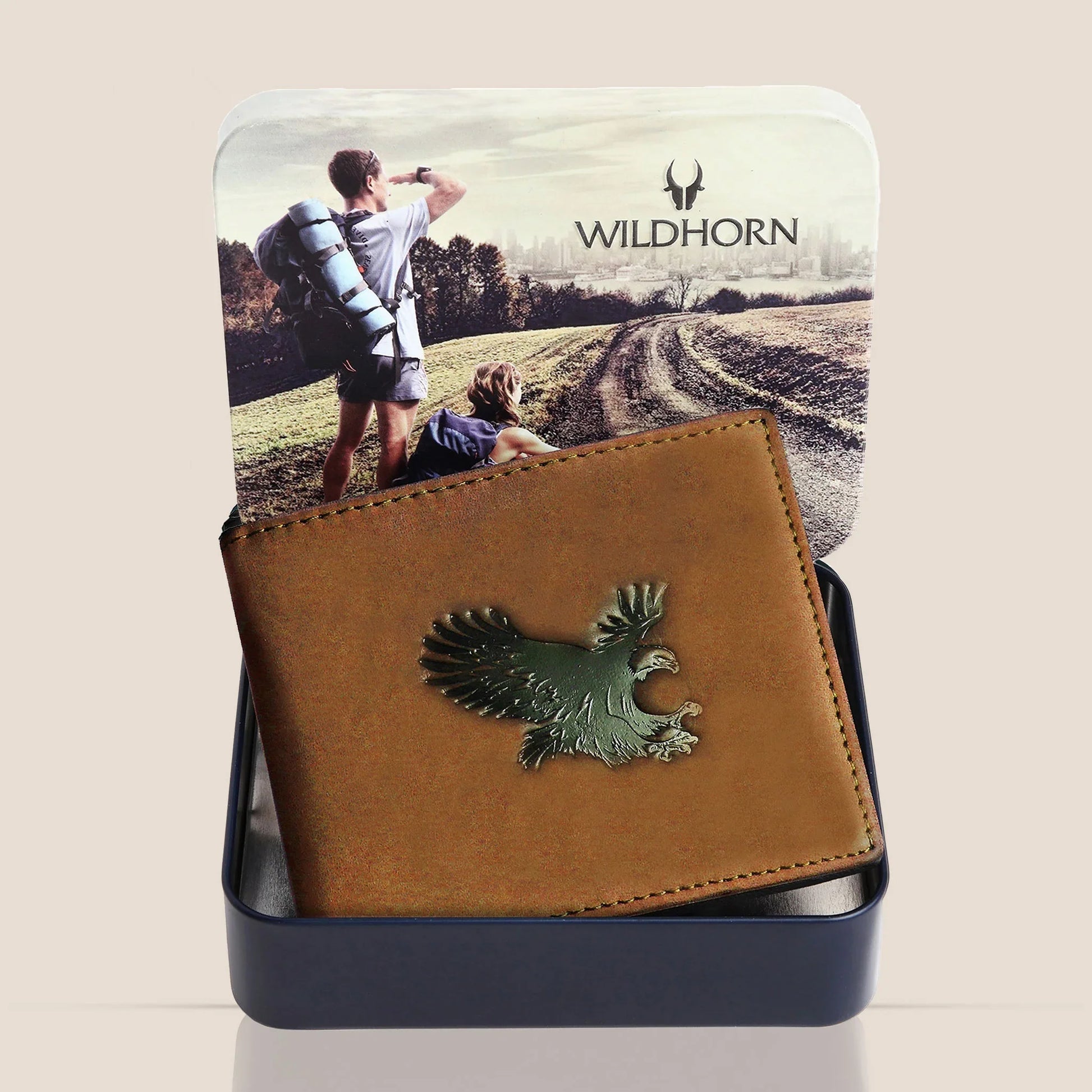 MAVERICK RFID Protected Leather Wallet for Men - WILDHORN