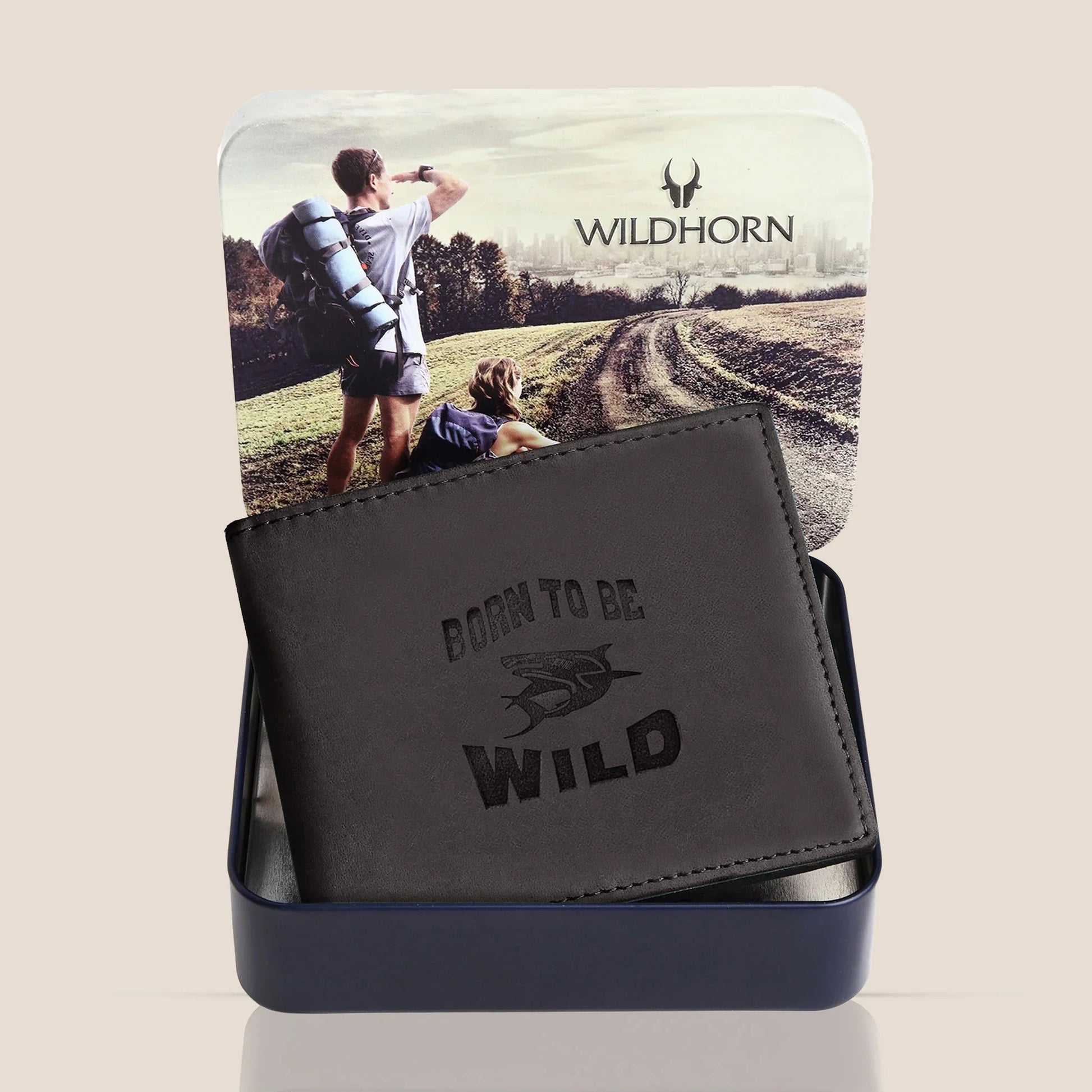 MAVERICK RFID Protected Leather Wallet for Men - WILDHORN
