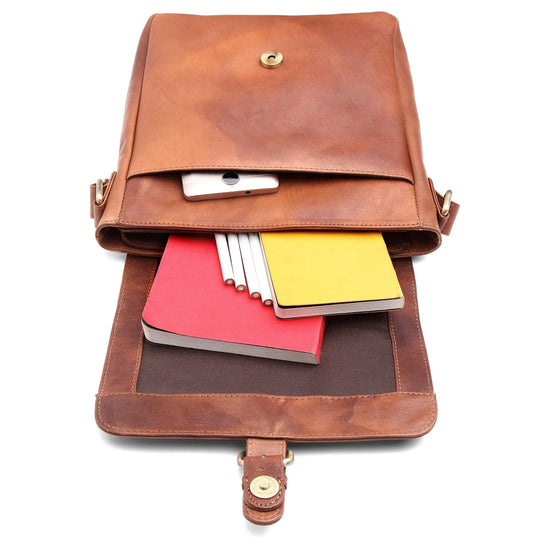 MINICOY Leather Sling Bag for Men - WILDHORN