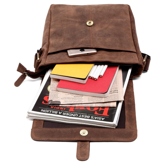 MINICOY Leather Sling Bag for Men - WILDHORN