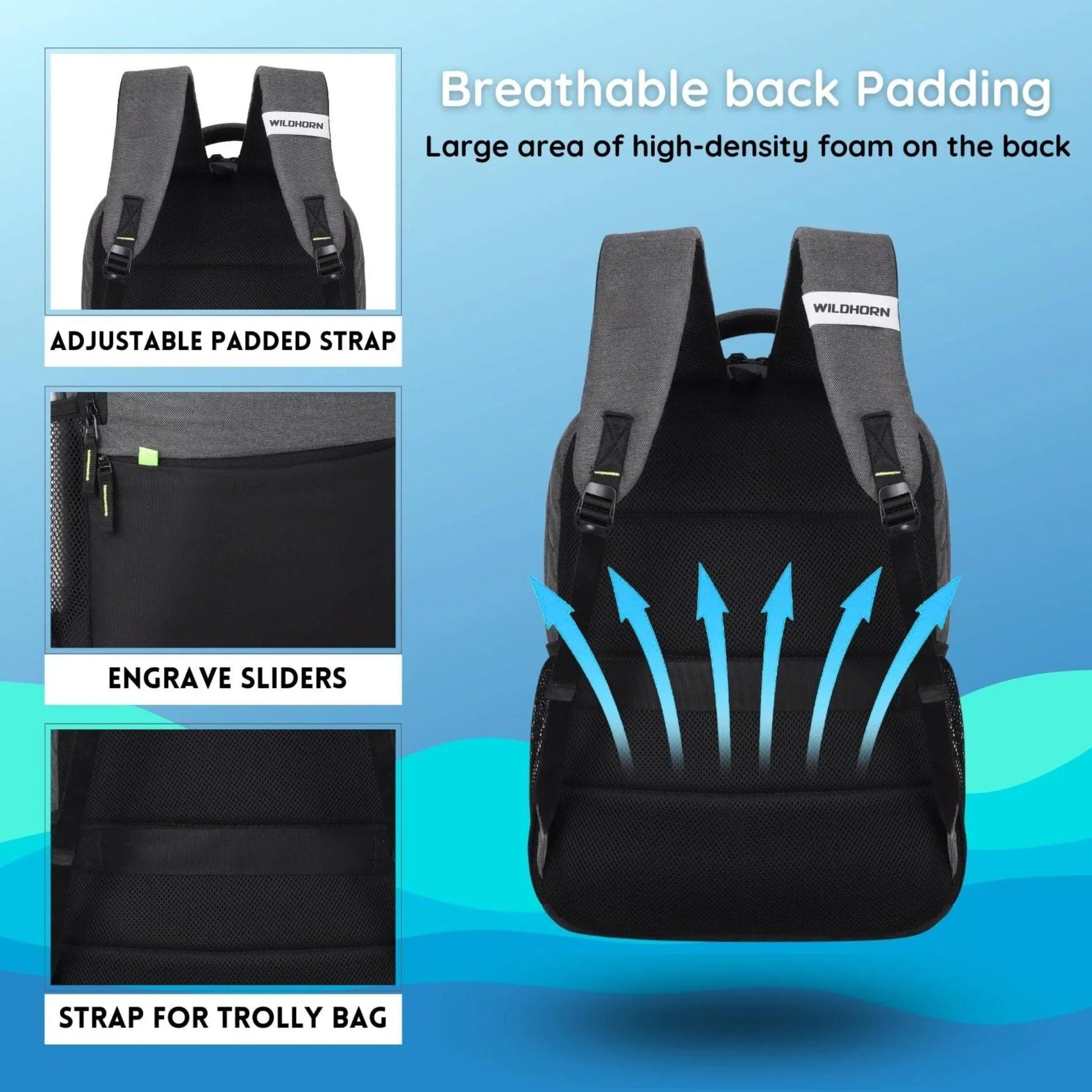 MUNICH Laptop Backpack for Men & Women - WILDHORN