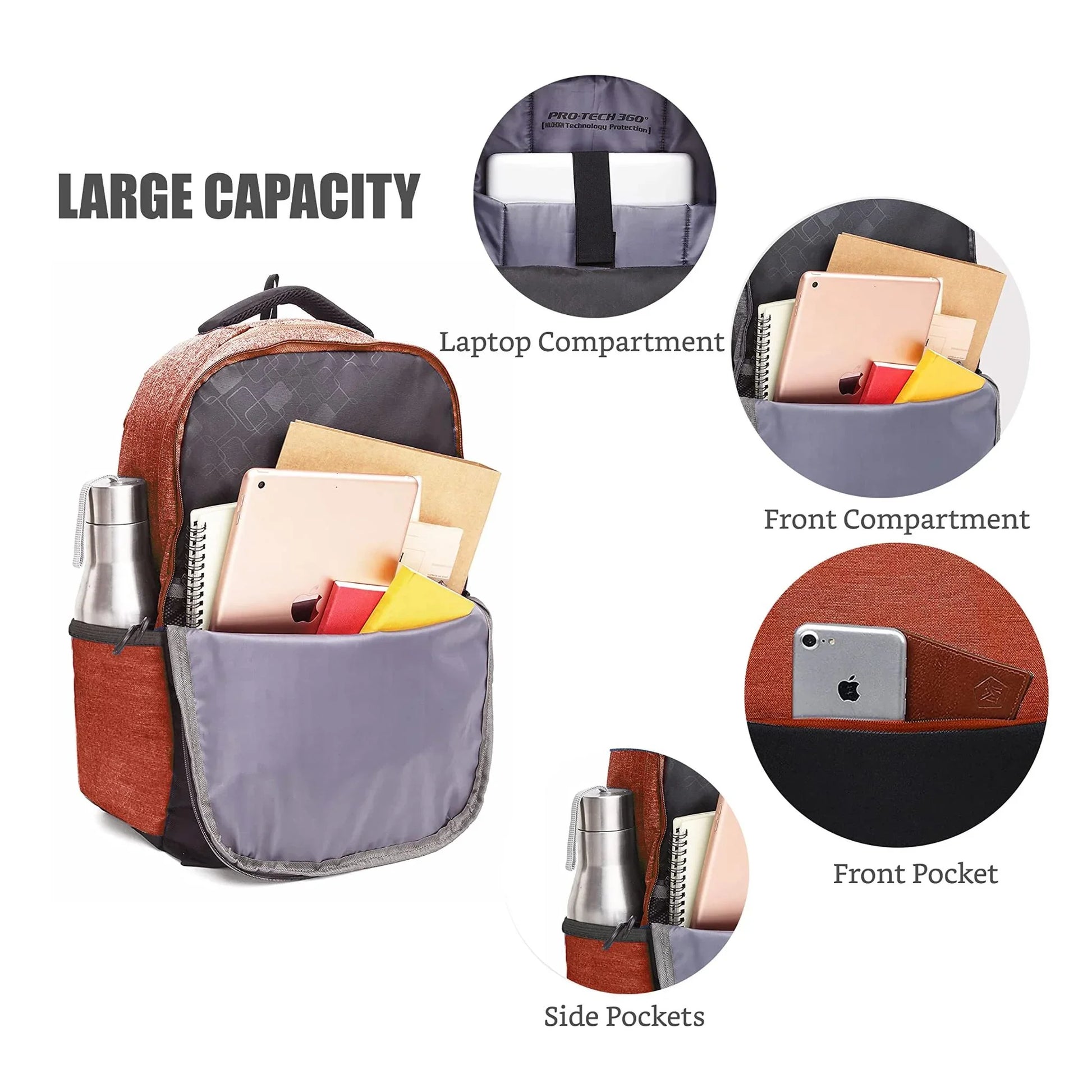 MUNICH Laptop Backpack for Men & Women - WILDHORN