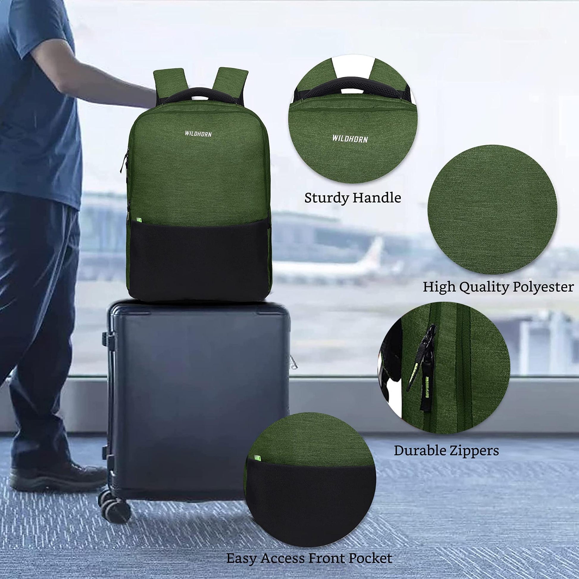 MUNICH Laptop Backpack for Men & Women - WILDHORN