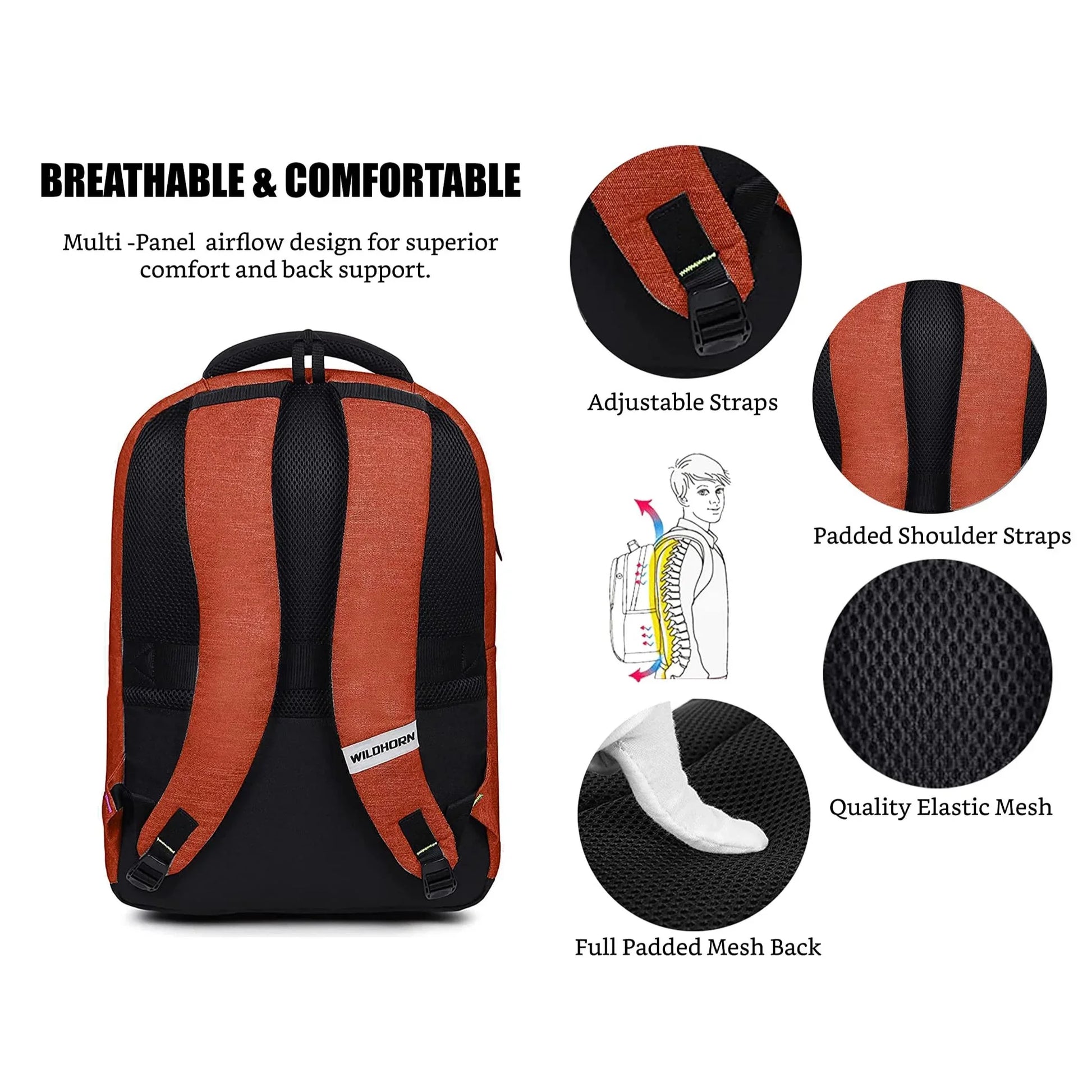 MUNICH Laptop Backpack for Men & Women - WILDHORN
