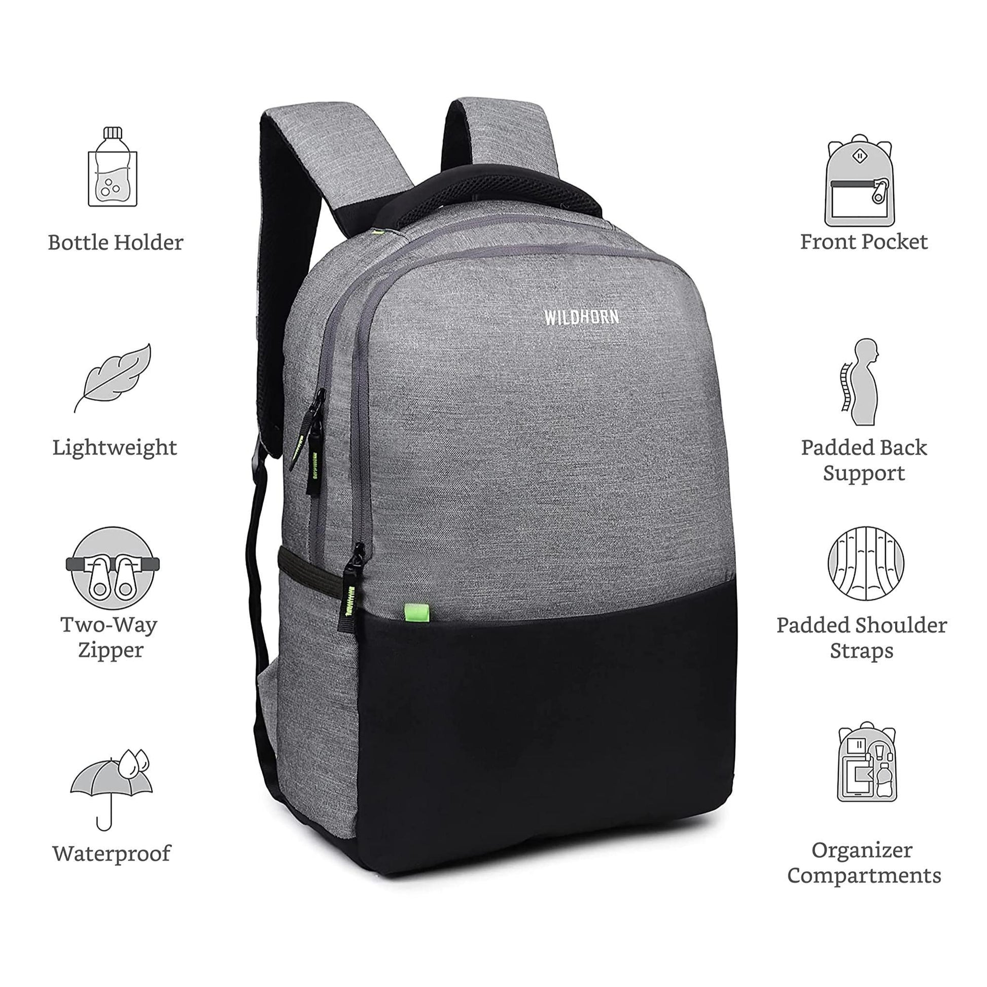 MUNICH Laptop Backpack for Men & Women - WILDHORN