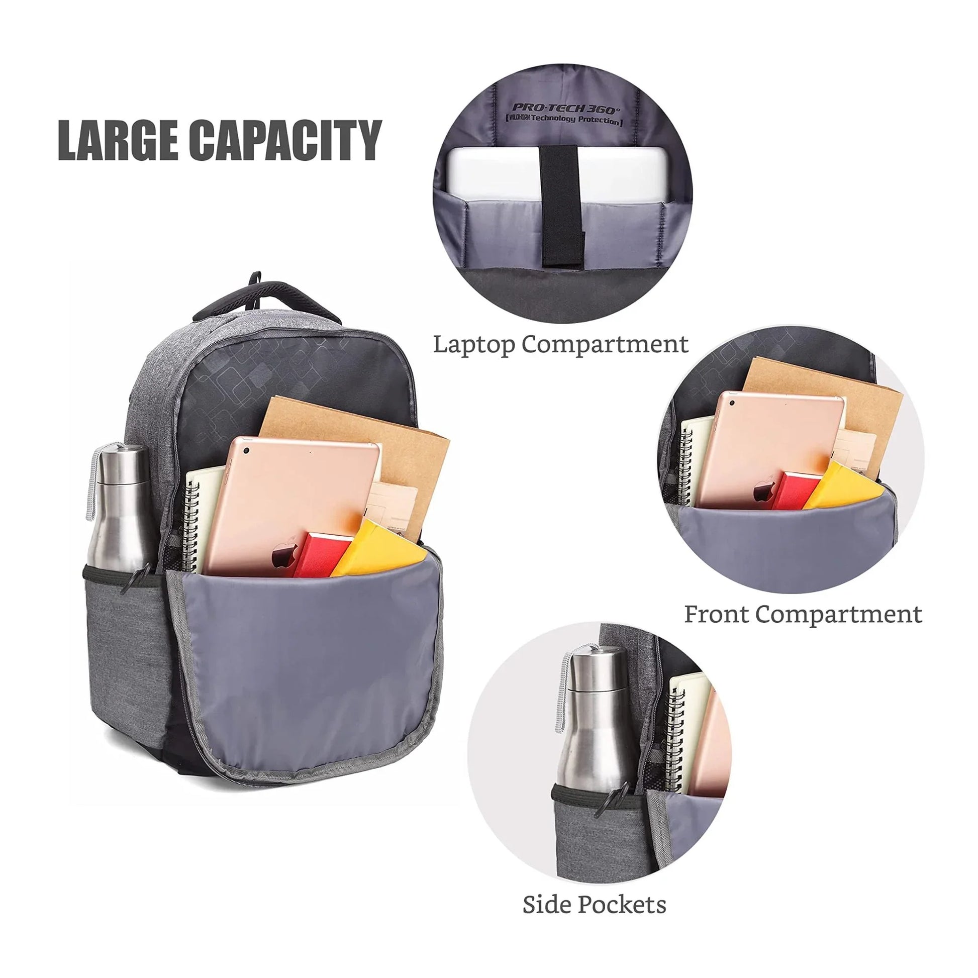 MUNICH Laptop Backpack for Men & Women - WILDHORN