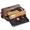 NEVADA Leather Laptop Messenger Bag for Men - WILDHORN