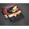 NEVADA Leather Laptop Messenger Bag for Men - WILDHORN