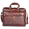 NEVADA Leather Laptop Messenger Bag for Men - WILDHORN
