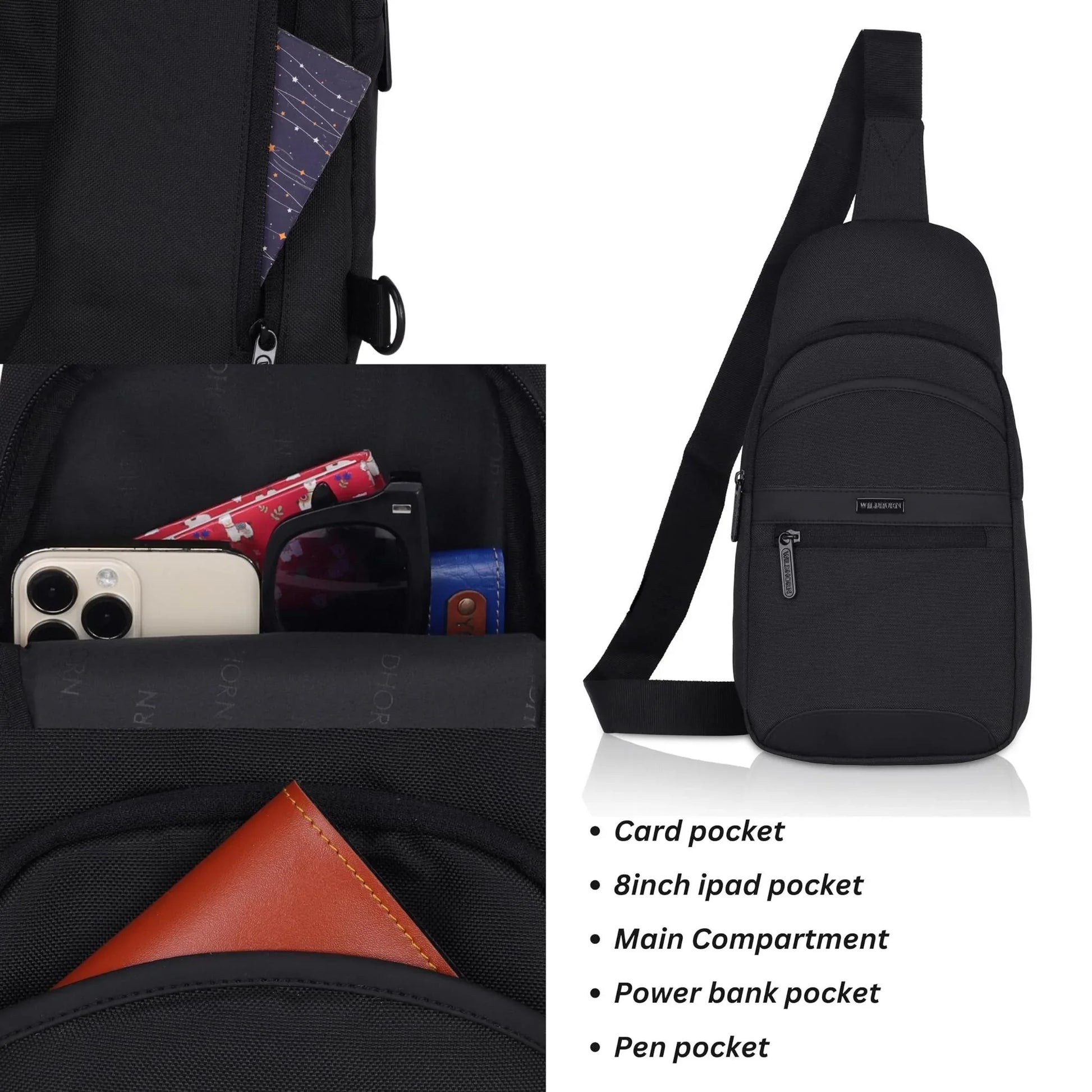 NEWCASTLE Crossbody Shoulder Chest Bag for Men & Women - WILDHORN