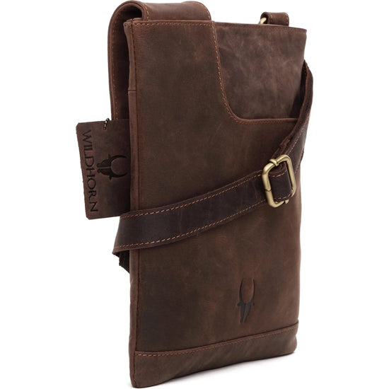 NEWPORT Leather Sling Bag for Men - WILDHORN