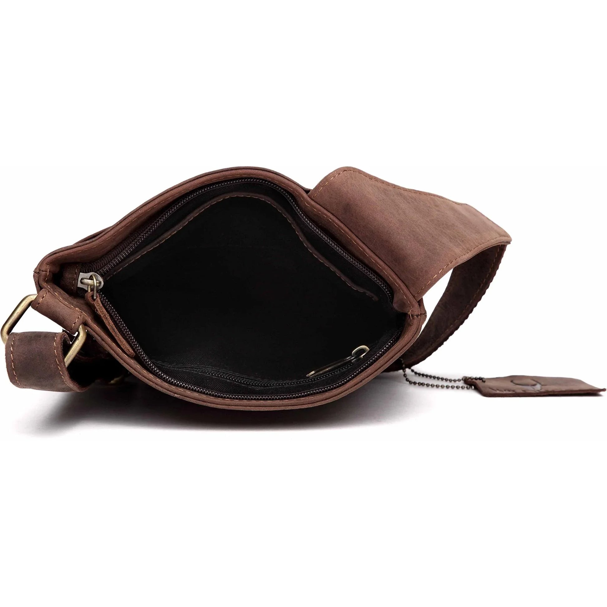 NEWPORT Leather Sling Bag for Men - WILDHORN