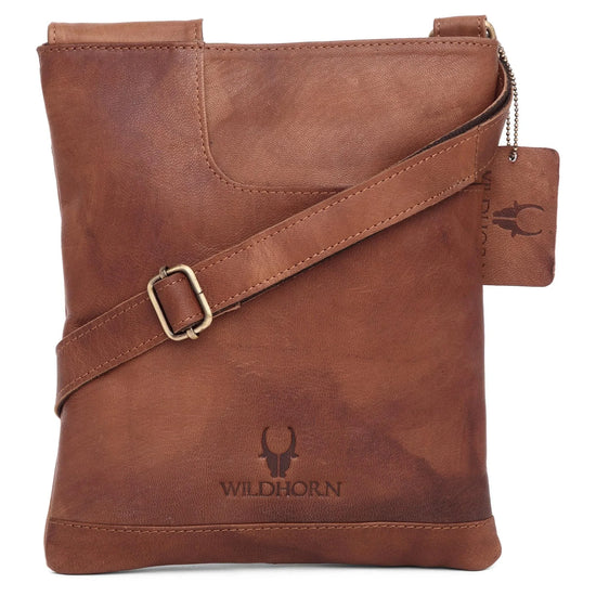 NEWPORT Leather Sling Bag for Men - WILDHORN