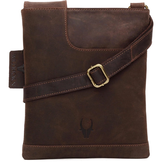NEWPORT Leather Sling Bag for Men - WILDHORN