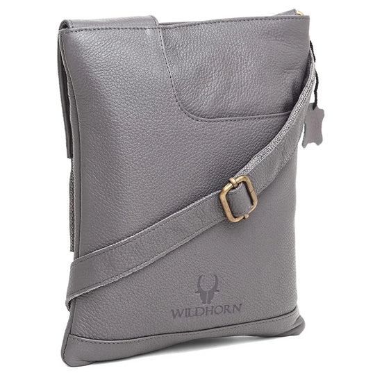 NEWPORT Leather Sling Bag for Men - WILDHORN