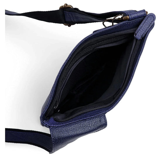 NEWPORT Leather Sling Bag for Men - WILDHORN