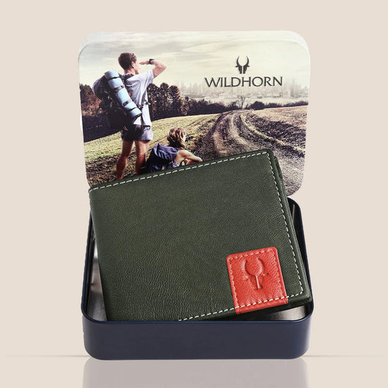 NICHOLAS Protected Leather Wallet for Men - WILDHORN