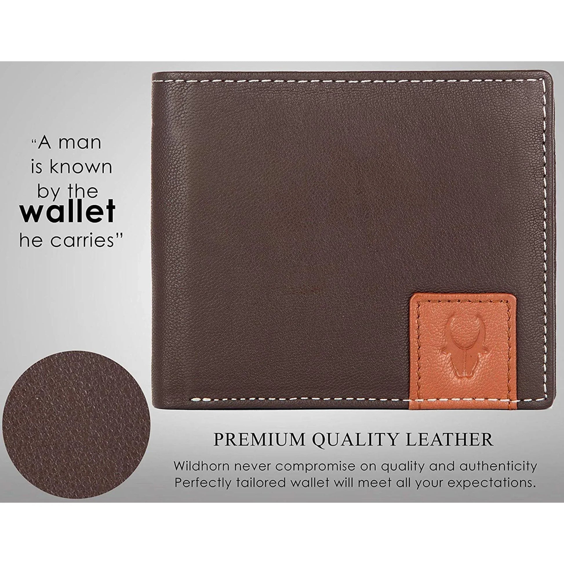 NICHOLAS Protected Leather Wallet for Men - WILDHORN