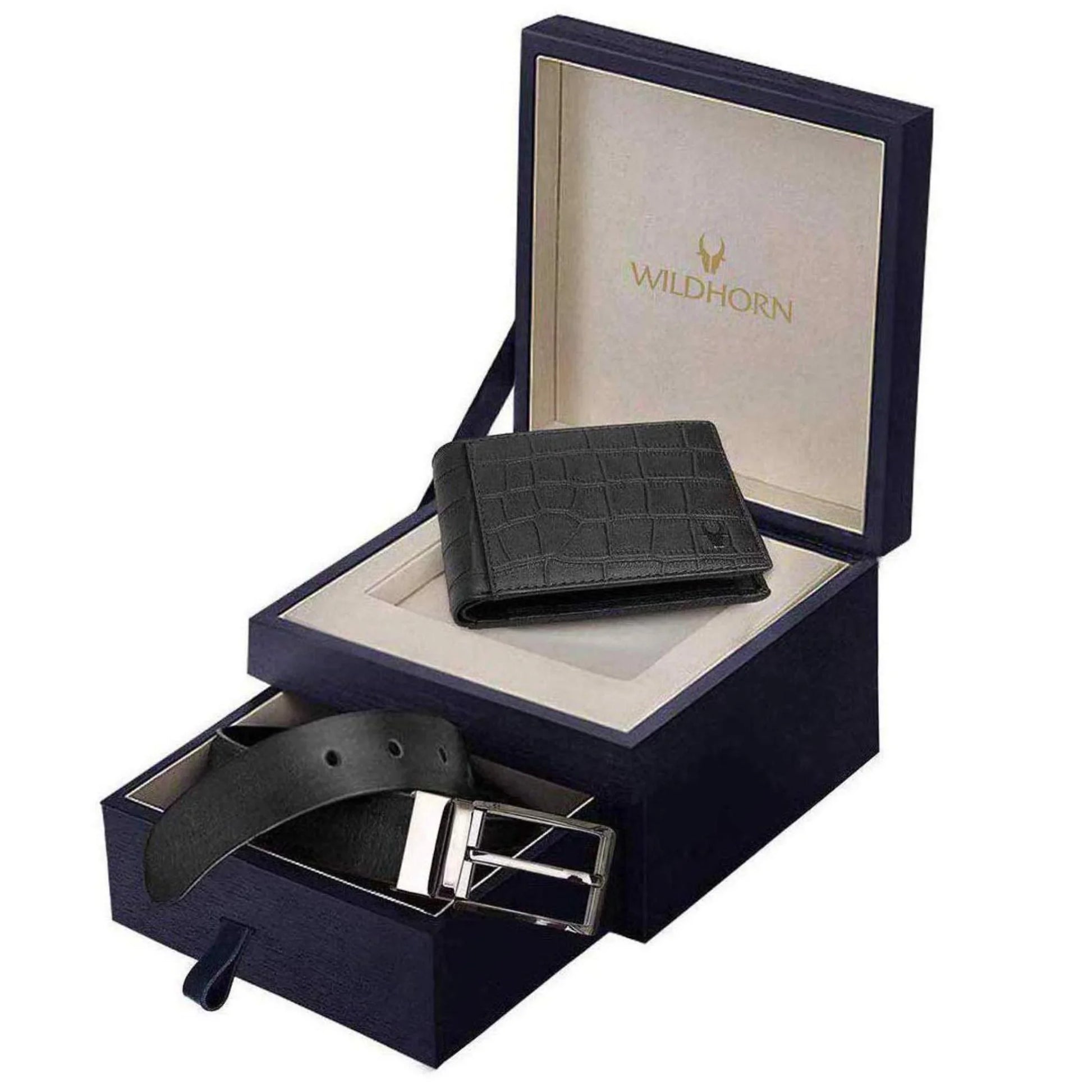 NOGALES Leather Wallet & Belt Gift Hamper for Men - WILDHORN