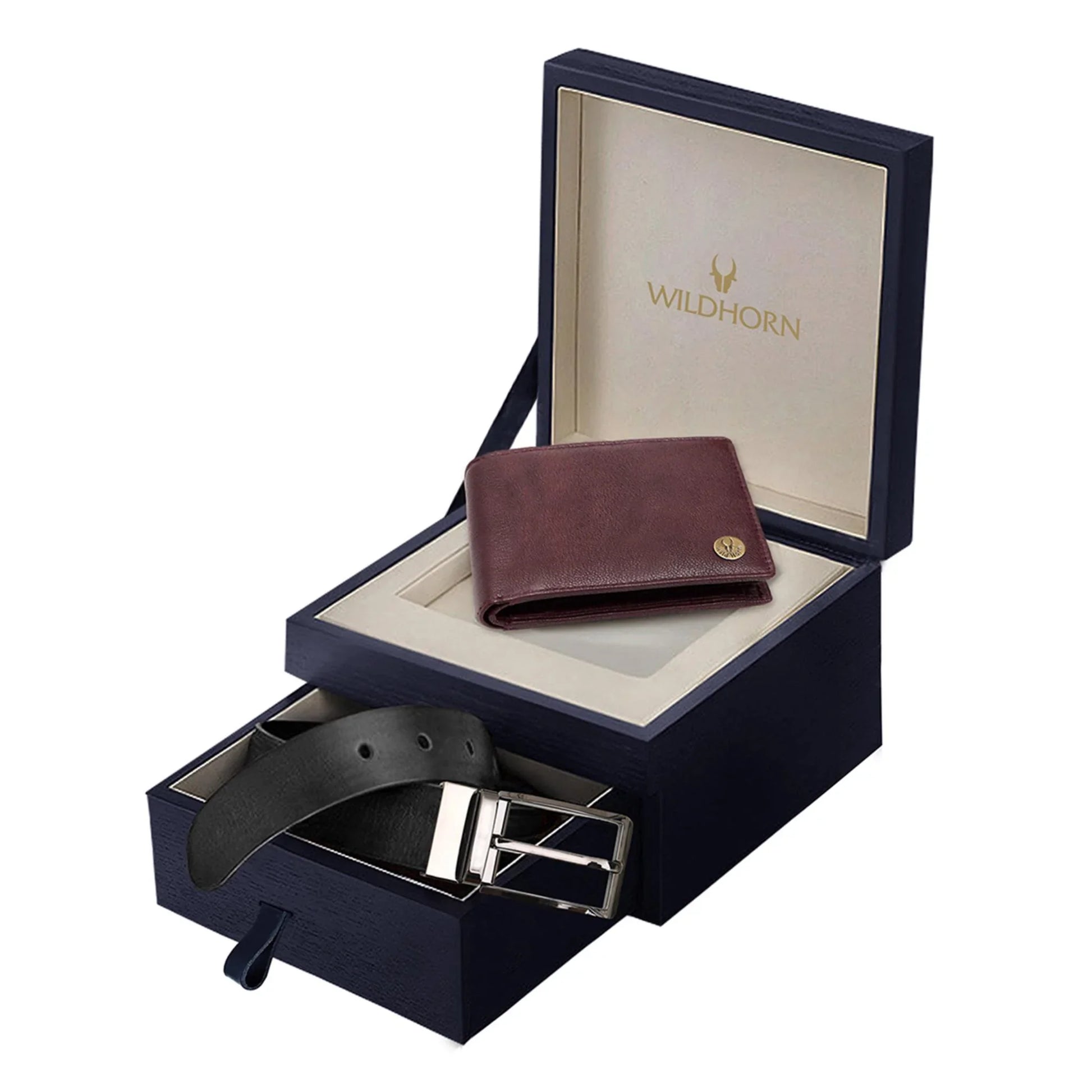 NOGALES Leather Wallet & Belt Gift Hamper for Men - WILDHORN