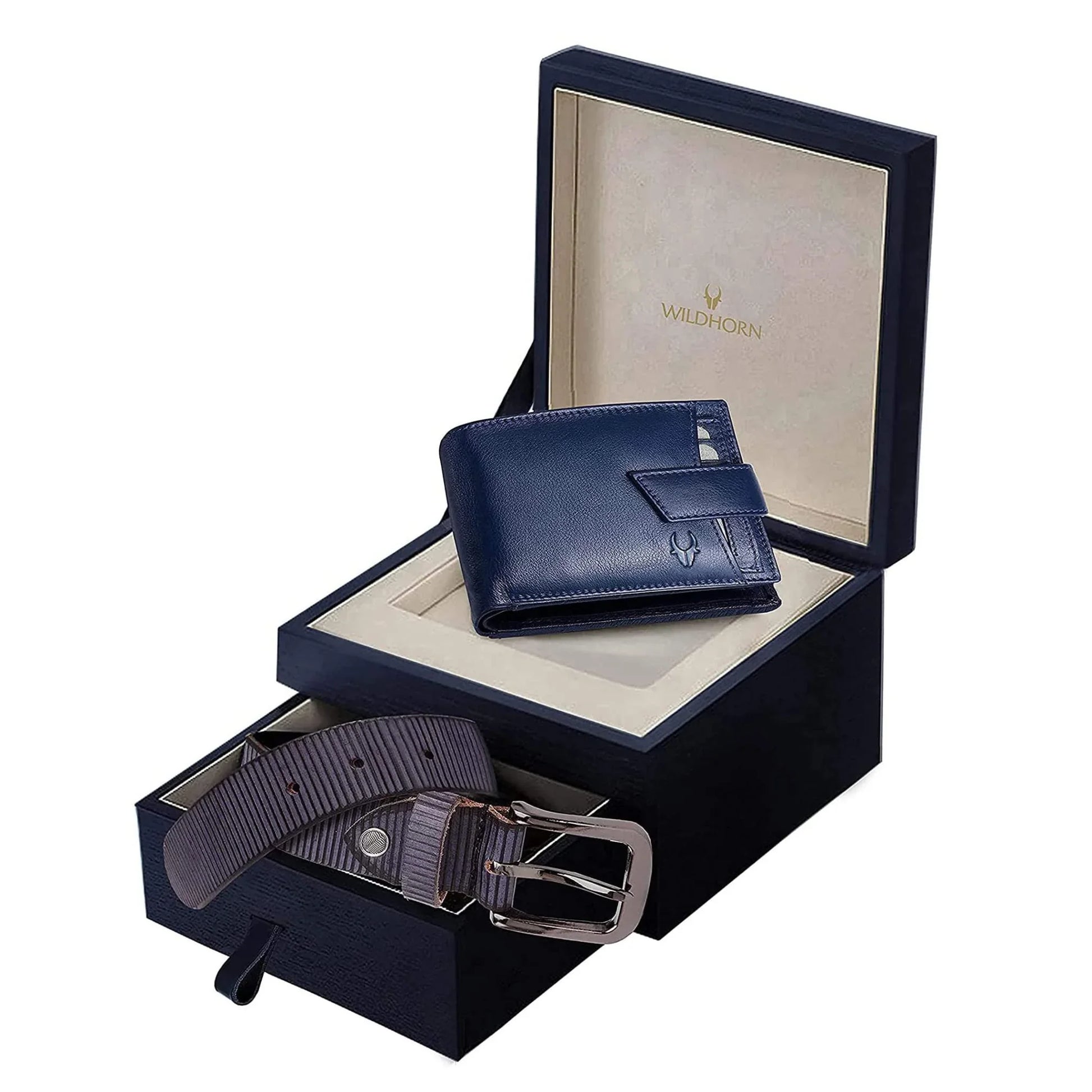 NOGALES Leather Wallet & Belt Gift Hamper for Men - WILDHORN