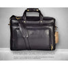 NORTH DAKOTA Leather Laptop Messenger Bag for Men - WILDHORN