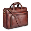 NORTH DAKOTA Leather Laptop Messenger Bag for Men - WILDHORN