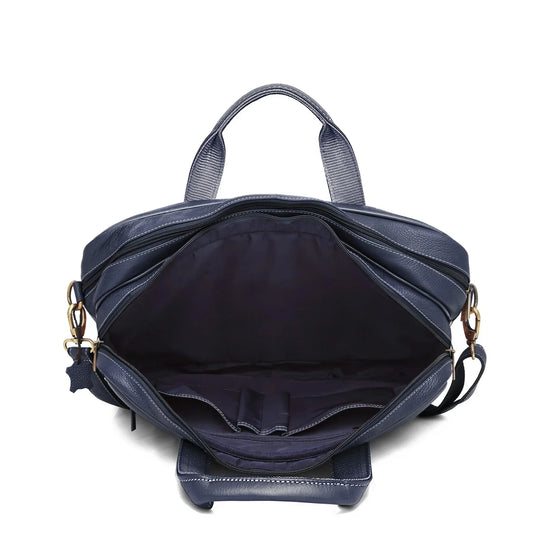 NORTHFOLK Leather Laptop Messenger Bag for Men - WILDHORN