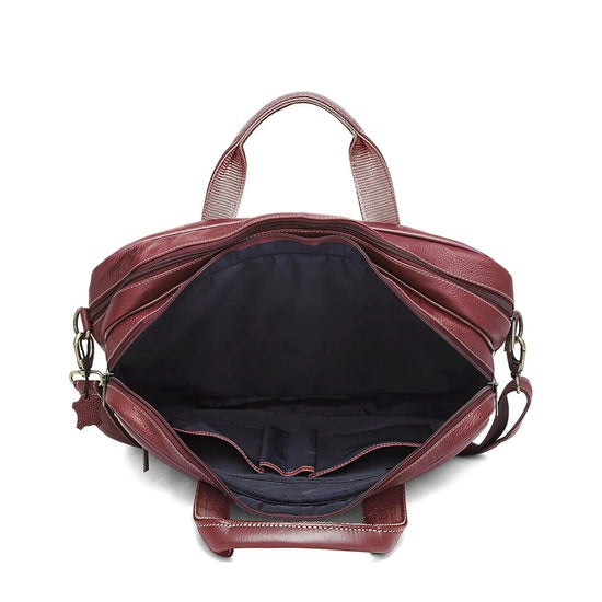 NORTHFOLK Leather Laptop Messenger Bag for Men - WILDHORN