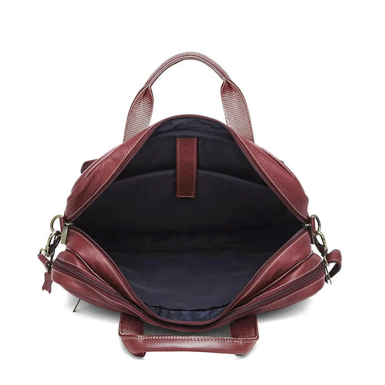 NORTHFOLK Leather Laptop Messenger Bag for Men - WILDHORN