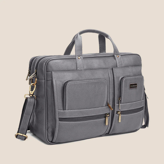 NORTHFOLK Leather Laptop Messenger Bag for Men - WILDHORN