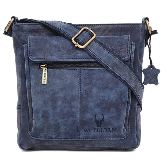 OAKLAND Leather Sling Bag for Men - WILDHORN
