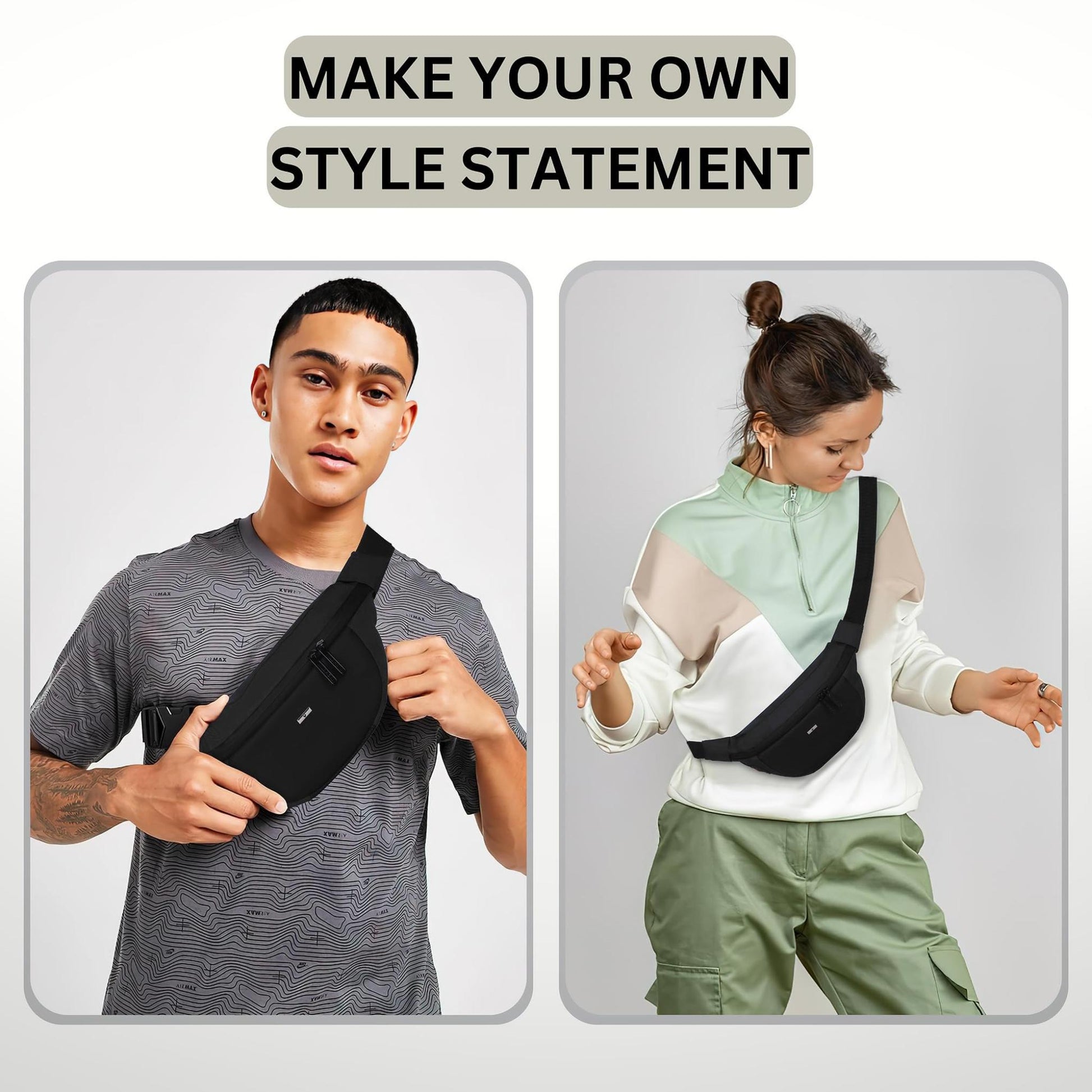 OAKVILLE Waist Bag for Men Women - WILDHORN