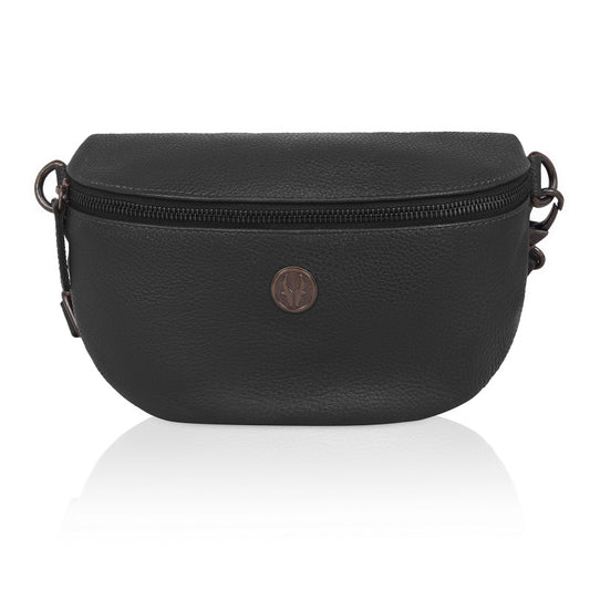 OASIS Fanny Pack Waist Bag Multifunction Genuine Leather Bag Travel Pouch for Men and Women - WILDHORN