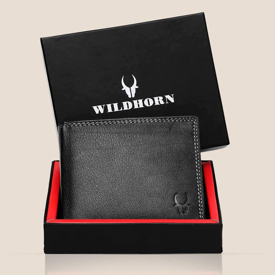 OLIVER RFID Protected Leather Wallet for Men - WILDHORN