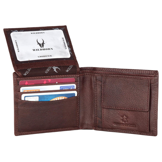 OLIVER RFID Protected Leather Wallet for Men - WILDHORN