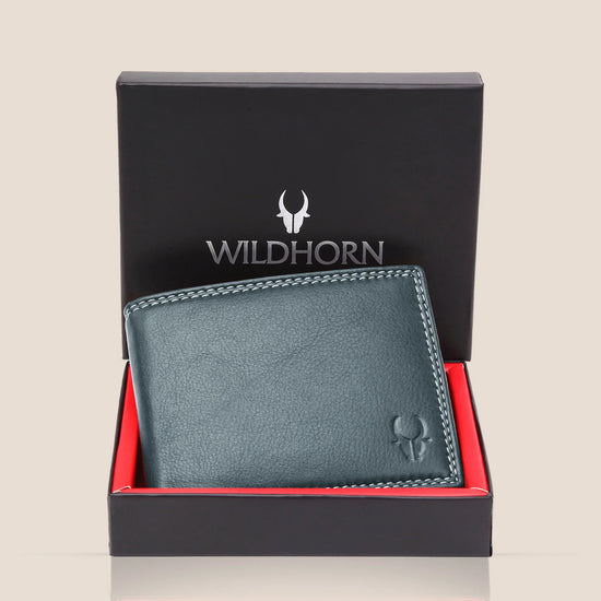 OLIVER RFID Protected Leather Wallet for Men - WILDHORN