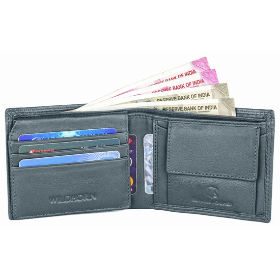 OLIVER RFID Protected Leather Wallet for Men - WILDHORN