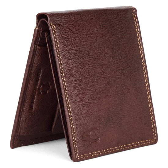 OLIVER RFID Protected Leather Wallet for Men - WILDHORN