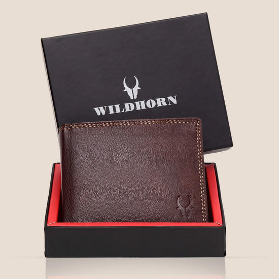 OLIVER RFID Protected Leather Wallet for Men - WILDHORN