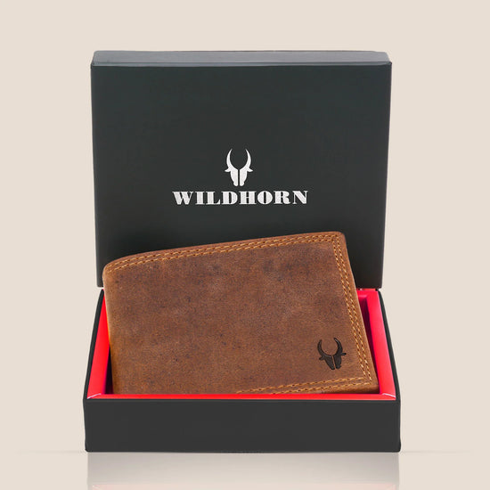 OLIVER RFID Protected Leather Wallet for Men - WILDHORN