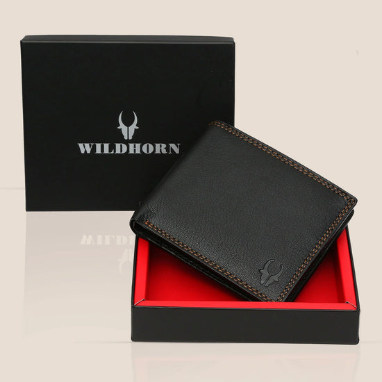 OLIVER RFID Protected Leather Wallet for Men - WILDHORN