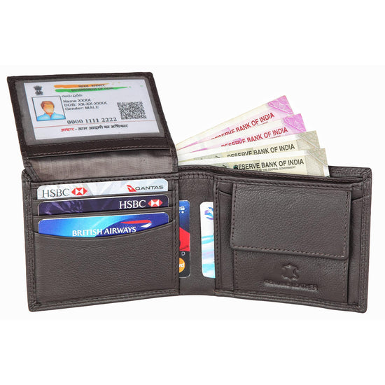 OLIVER RFID Protected Leather Wallet for Men - WILDHORN