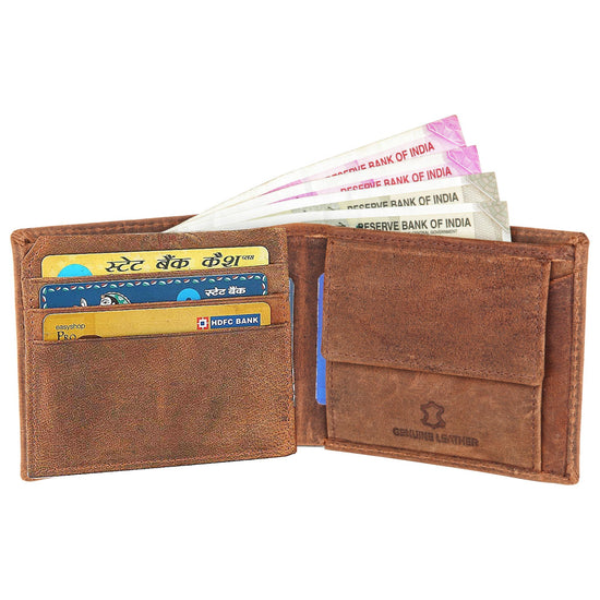 OLIVER RFID Protected Leather Wallet for Men - WILDHORN