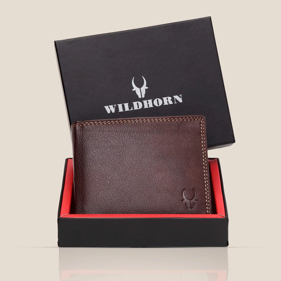 OLIVER RFID Protected Leather Wallet for Men - WILDHORN